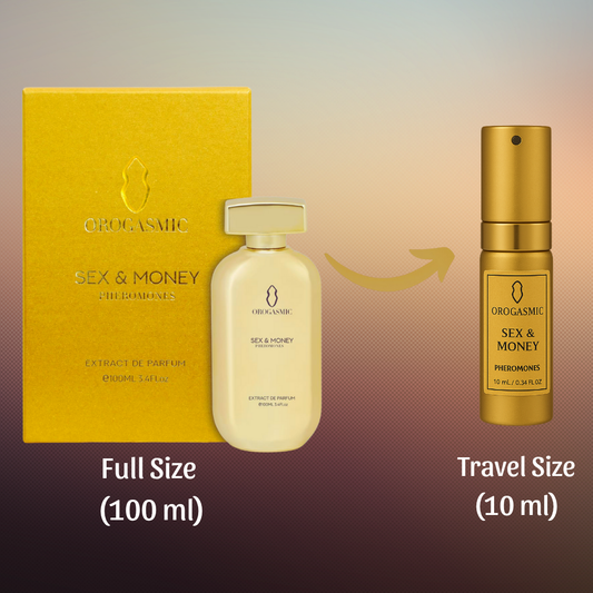 OROGASMIC - Sex & Money with Pheromones 10ml TRAVELO refillable