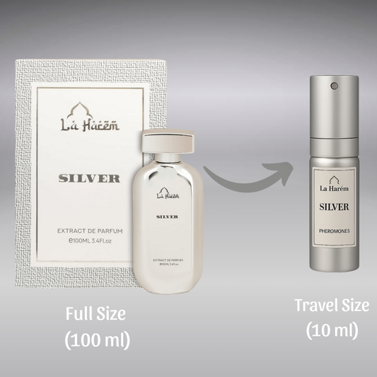 La Harem - Silver | Irresistibly Fresh & Spicy Masculine Perfume 10ml TRAVELO refillable