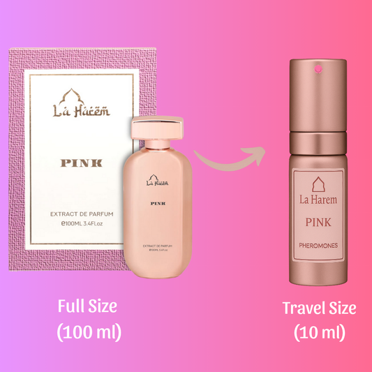 La Harem - Pink | Sensual Rose & Vanilla Perfume for Women 10ml TRAVELO refillable